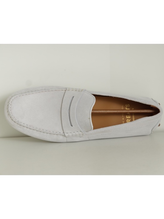 $245 Greats Brooklyn Corsa Driver Blanco Suede Loafers Moc Flats Men’s 10.5 M